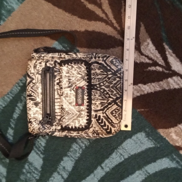 Sakroots Patterned Crossbody Bag Artist Circle Small Flap Boho Purse - Picture 9 of 13